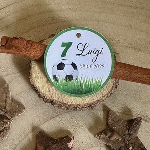Bigliettini per bomboniere mod. Calcio