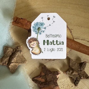 Bigliettini per bomboniere mod. Riccio