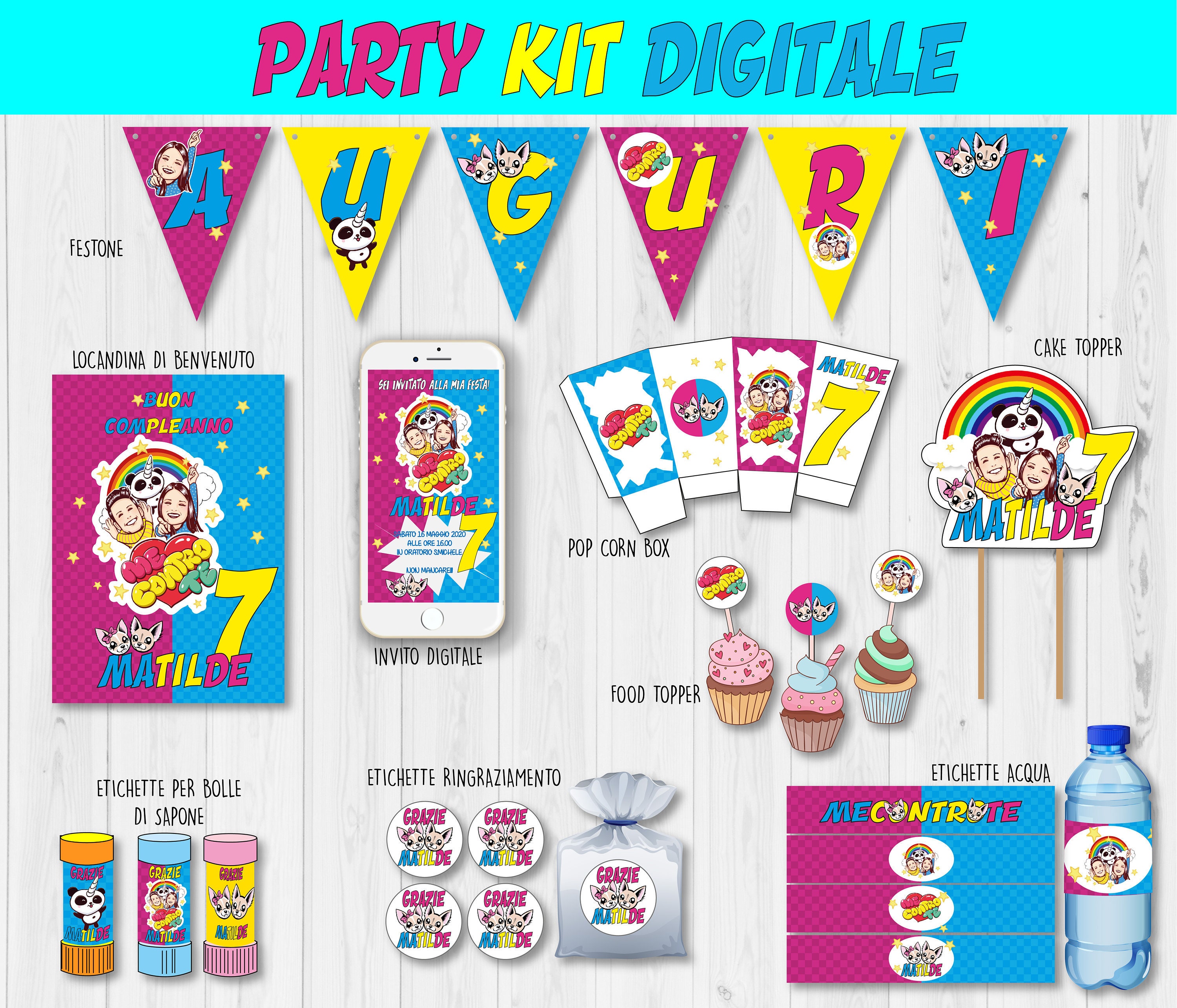 Digital Party Kit mod. Me Against You