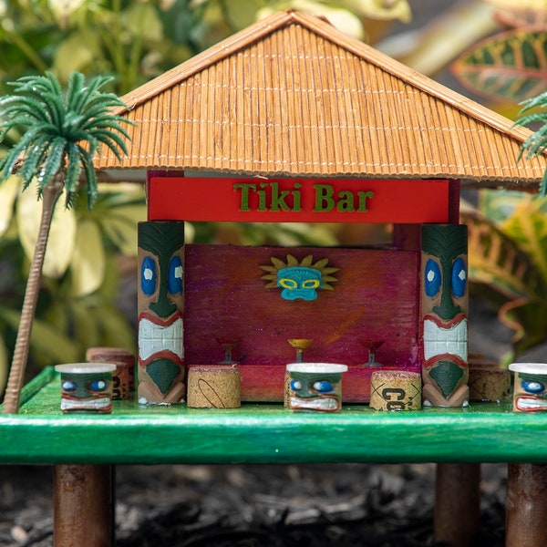 Miniature Tiki Bar Etsy
