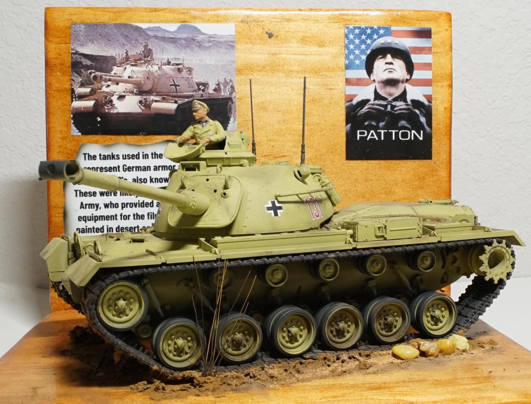 1/35 Scale Metal Gun Barrel + Shells For Tamiya M48A3 Patton Tank
