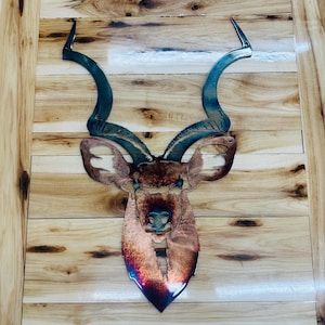Greater Kudu Metal Wall Art