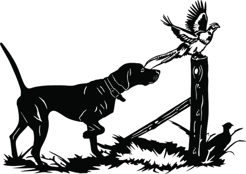 English Pointer at the Post Custom - Etsy