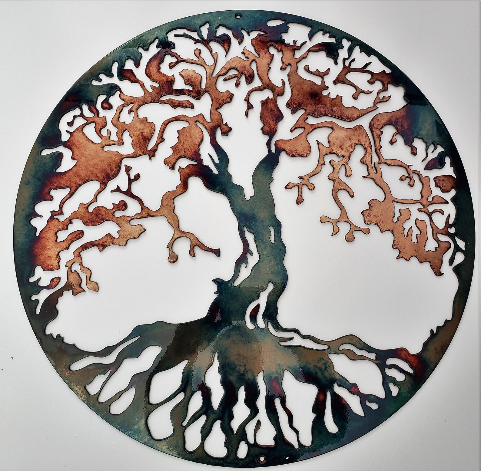 Tree of Life Spiritual Home Decor Metal Wall Art Etsy