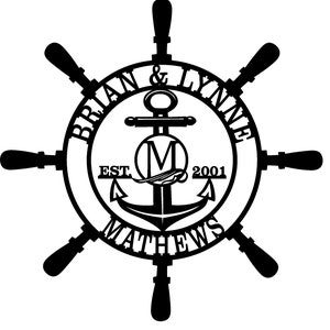 Roda de navio personalizada Mathews