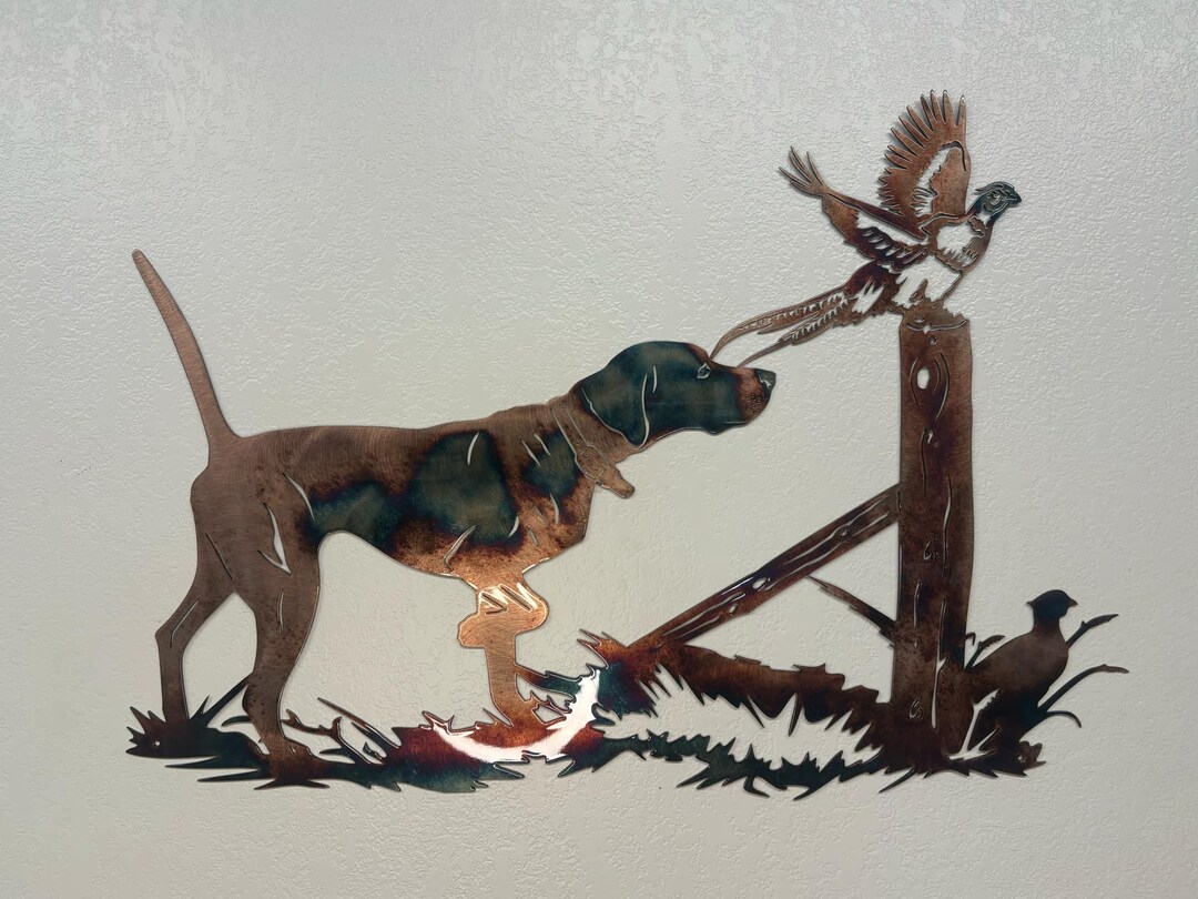 English Pointer at the Post Custom - Etsy