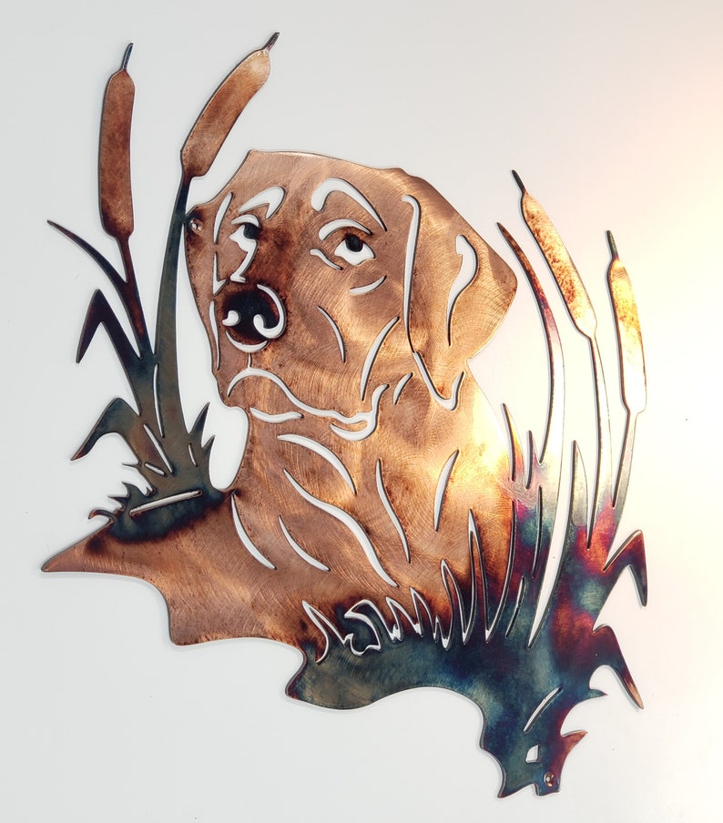 Yellow Lab Home Decor Metal Wall Art Etsy
