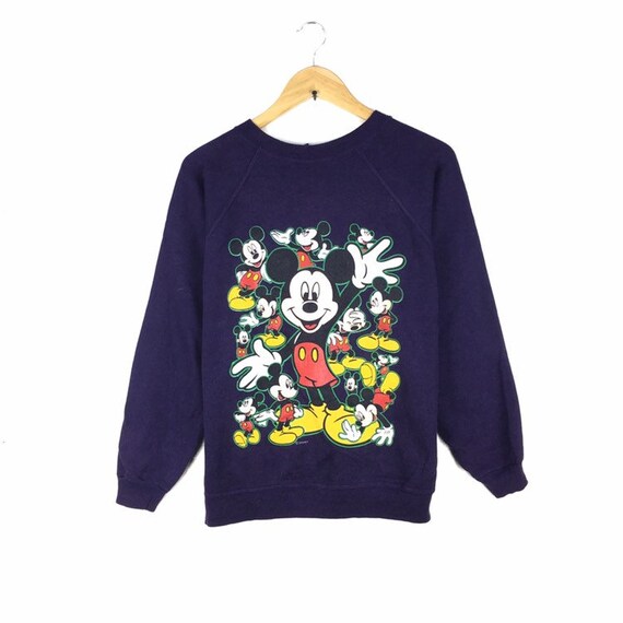 Rare!! Vintage90s Mickey Mouse Sweatshirt Big Prin