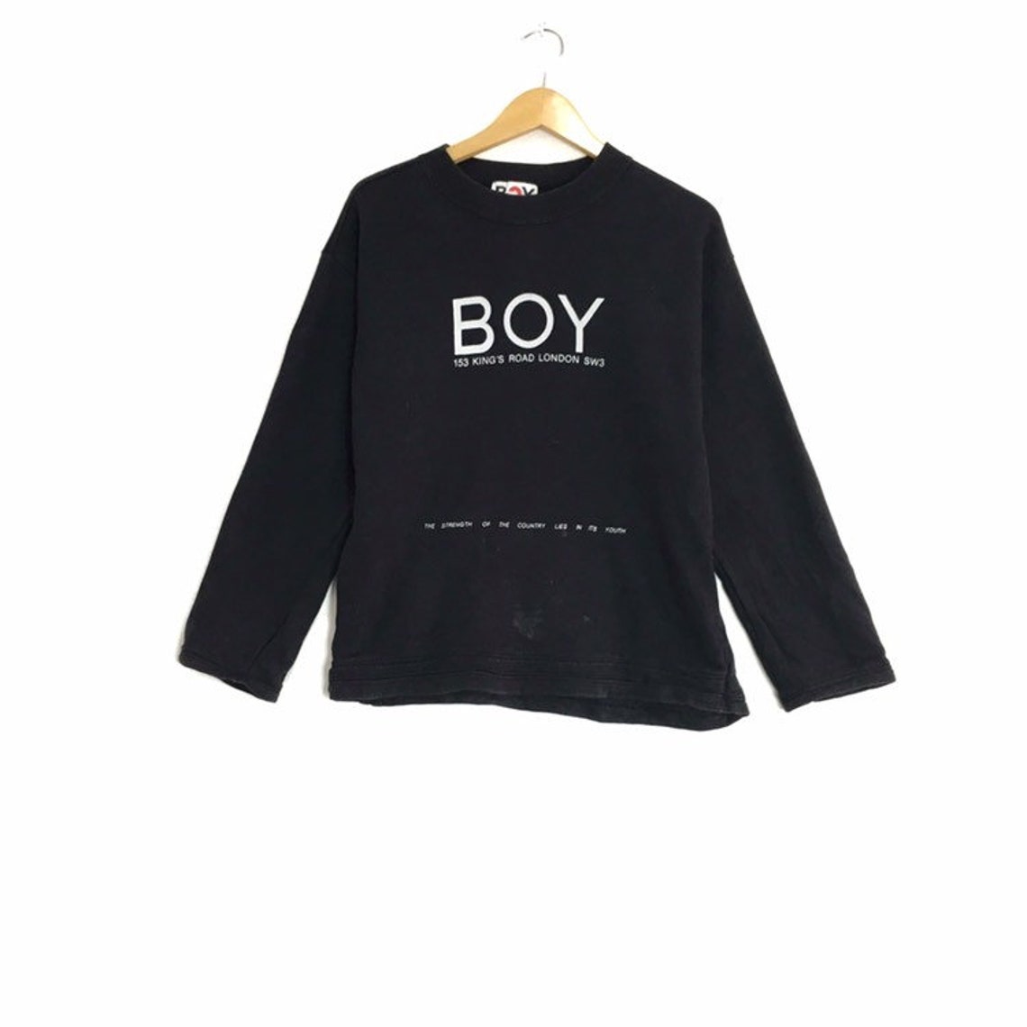 Rare Boy london sweatshirt crewneck big print Pullover Etsy