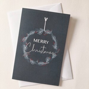 Biglietto di Natale - Biglietto d'auguri - Cartolina di Natale - Illustrazione Biglietto di Natale