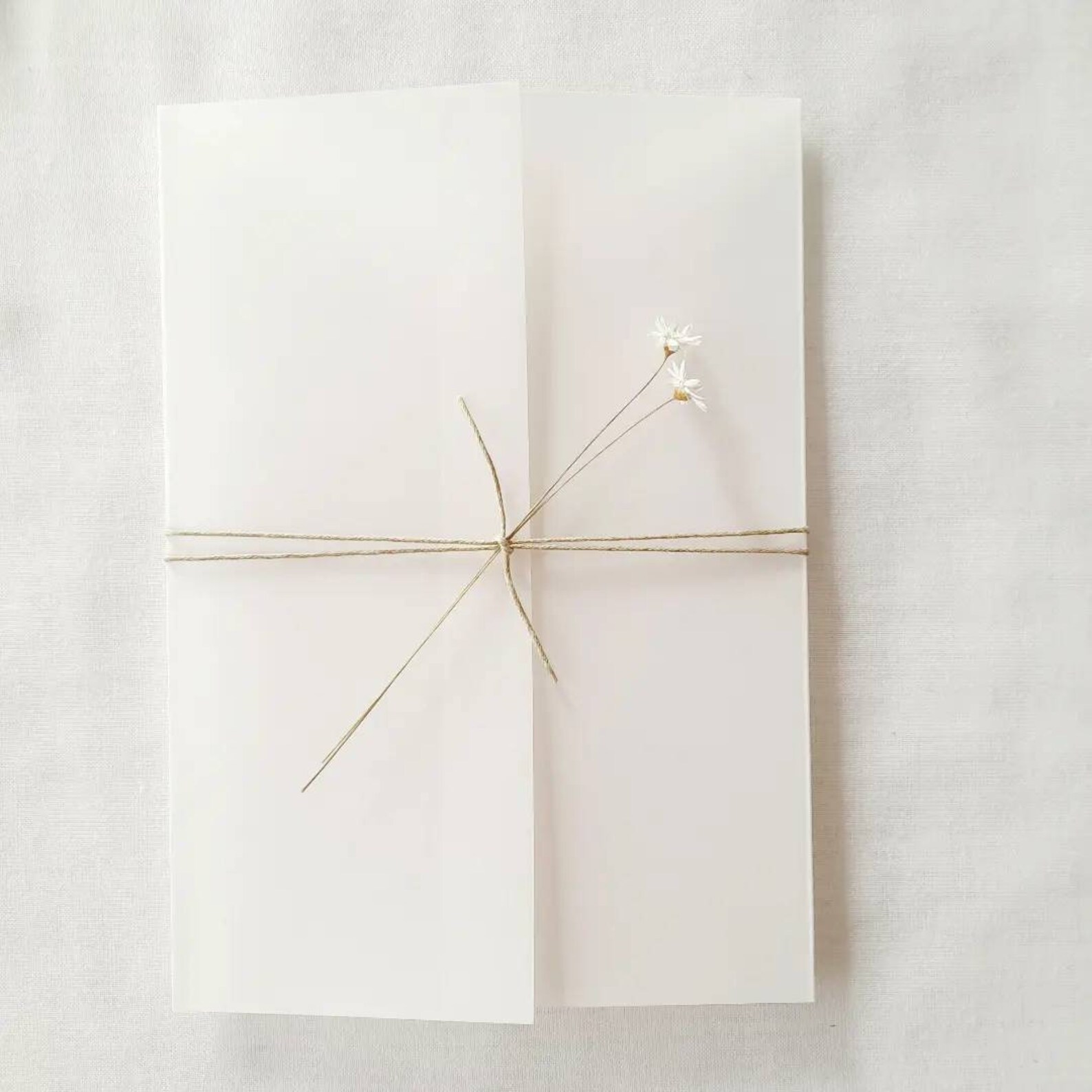 Vellum Jackets for A5 Wedding Invitations Prefolded Wrap Etsy