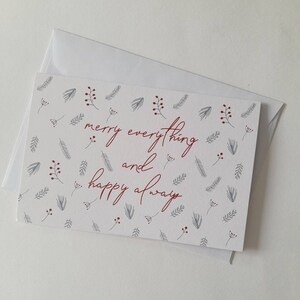 Biglietto di Natale - Biglietto d'auguri - Cartolina di Natale - Illustrazione Biglietto di Natale