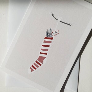 Biglietto di Natale - Biglietto d'auguri - Cartolina di Natale - Illustrazione Biglietto di Natale