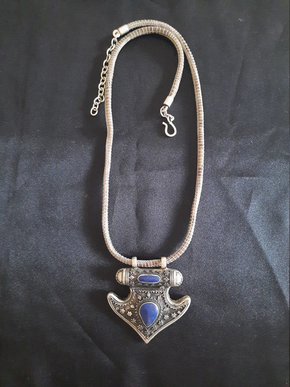 old alpaca pendant necklaces