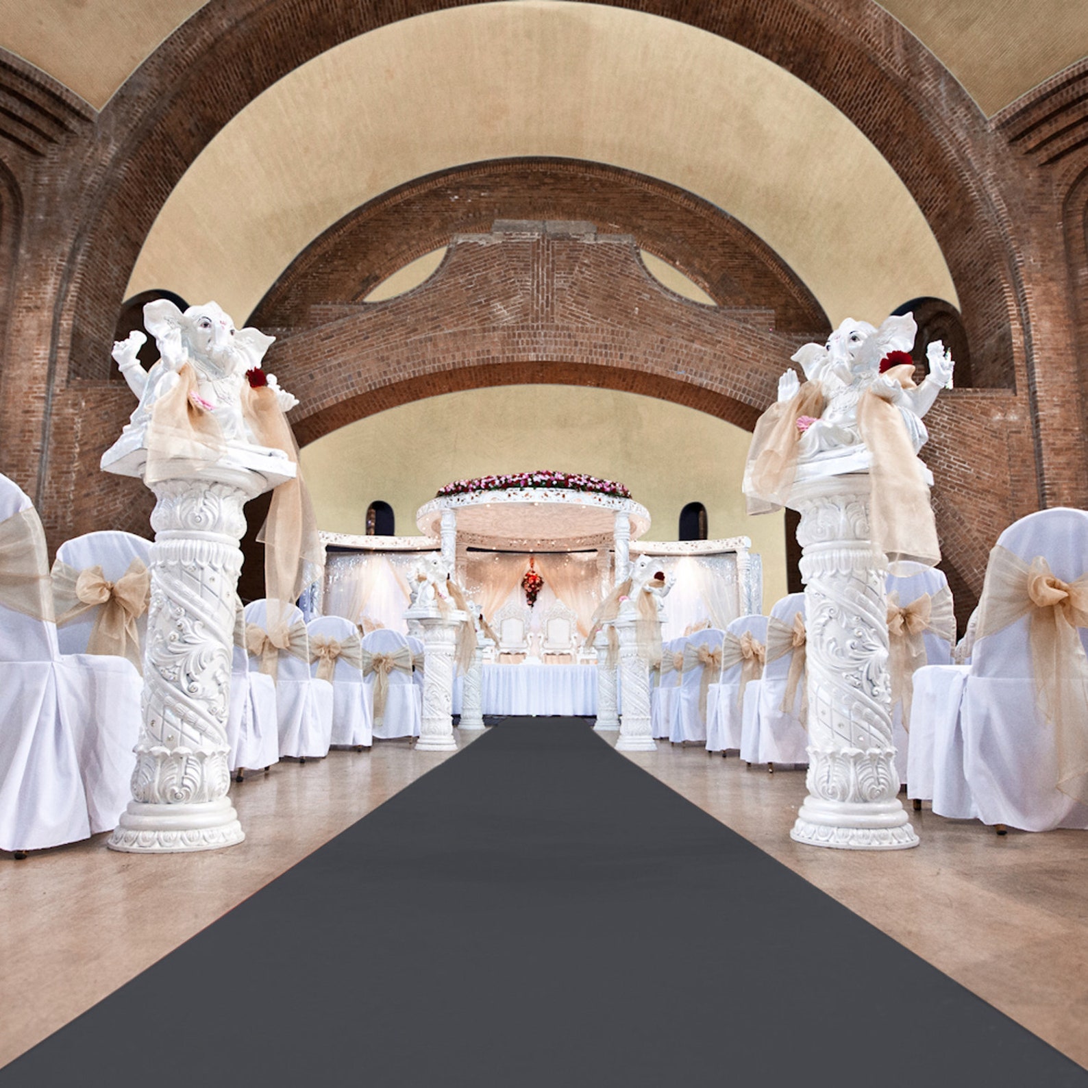 Dark Grey Wedding Aisle Runner Carpet Event Carpet Aisle Decoration for