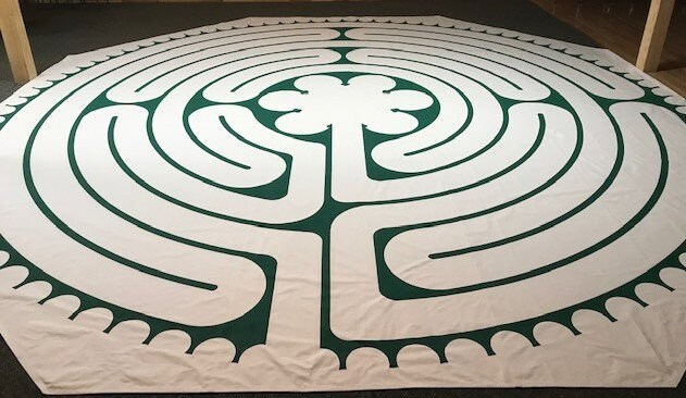 Portable Canvas Labyrinth 7 Circuit "essence" Chartres Design - Etsy