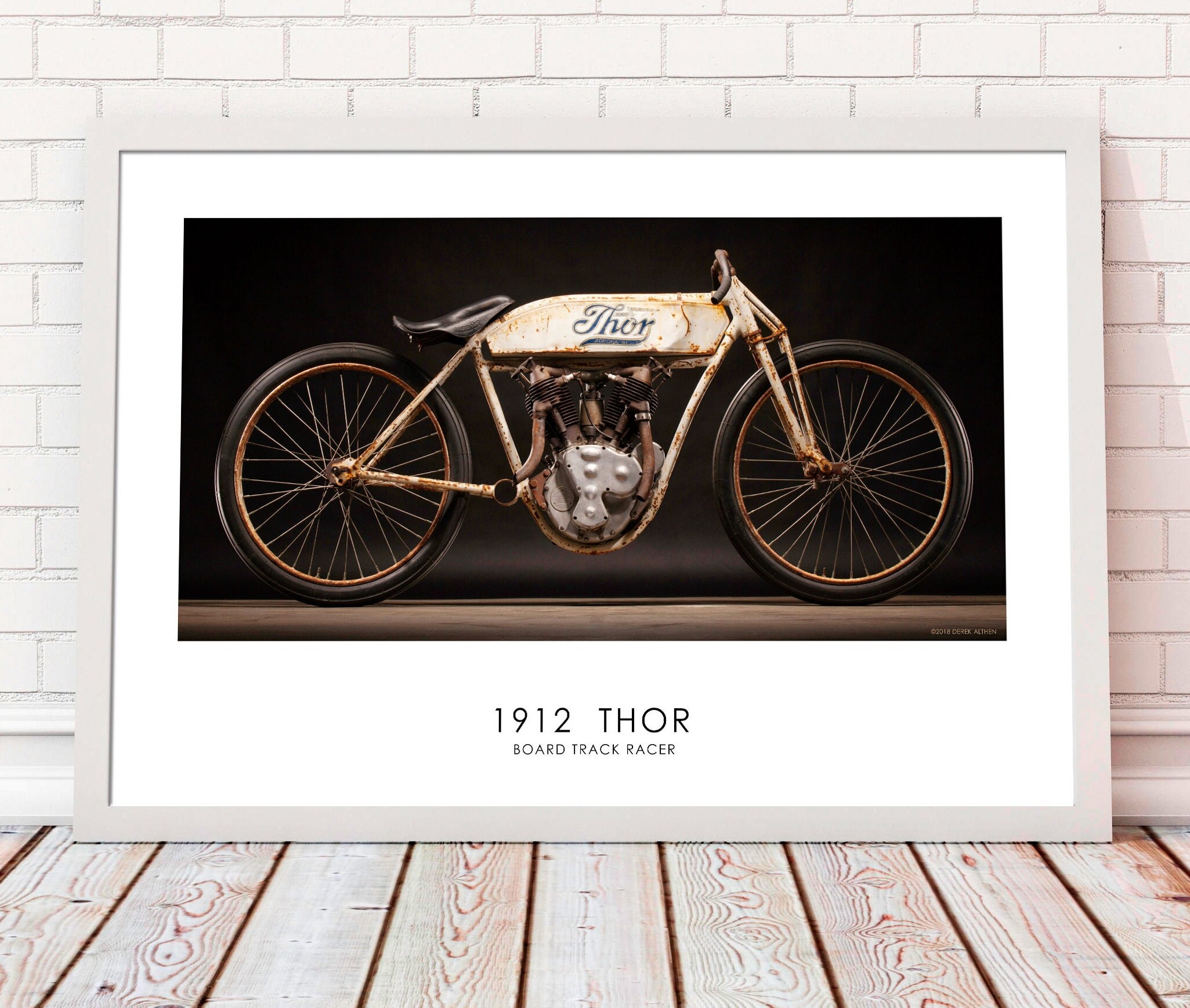 1912 Thor Board Tracker. Birthday, Anniversary, Motorcycle Art, Husband,  Dad, Brother, Groom, Wedding, Garage, Office, Nursery, Decor. - Etsy