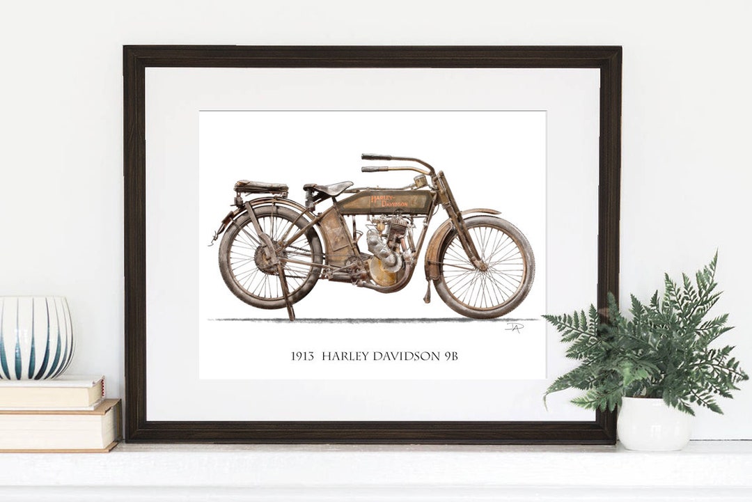 1913 9b Harley Davidson 8.5
