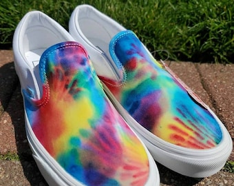 Hand dyed Converse sneakers