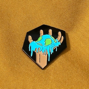 Zero Hour X Pin Save the Climate - Melting Earth pin