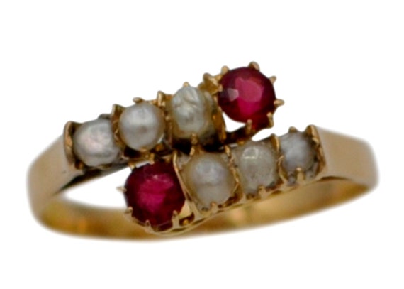 ANTIQUE RUBY RING Ruby engagement ring Ruby ring R