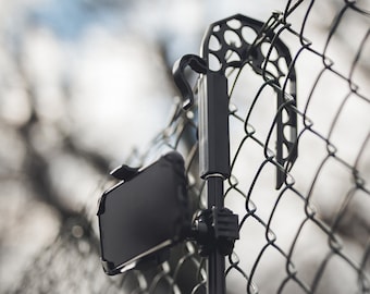 Tragbare Smartphone-Kamera Zaunhalterung: Tennis & Pickleball Aufnahme