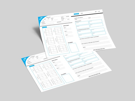 Functional Tennis Match Sheet - Etsy