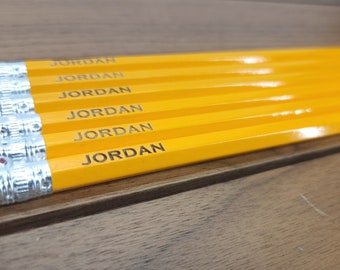 Personalized Generic #2 Pencils | Laser Engraved Pencils | Back to School | School Supplies | Teacher Gift