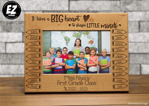 It Takes A Big To Teach Little Minds: SOFTCOVER Share A MEMORY BOOK- Makes  The Perfect End of Year Teacher Gift From Students and Parents (8.25x8.25