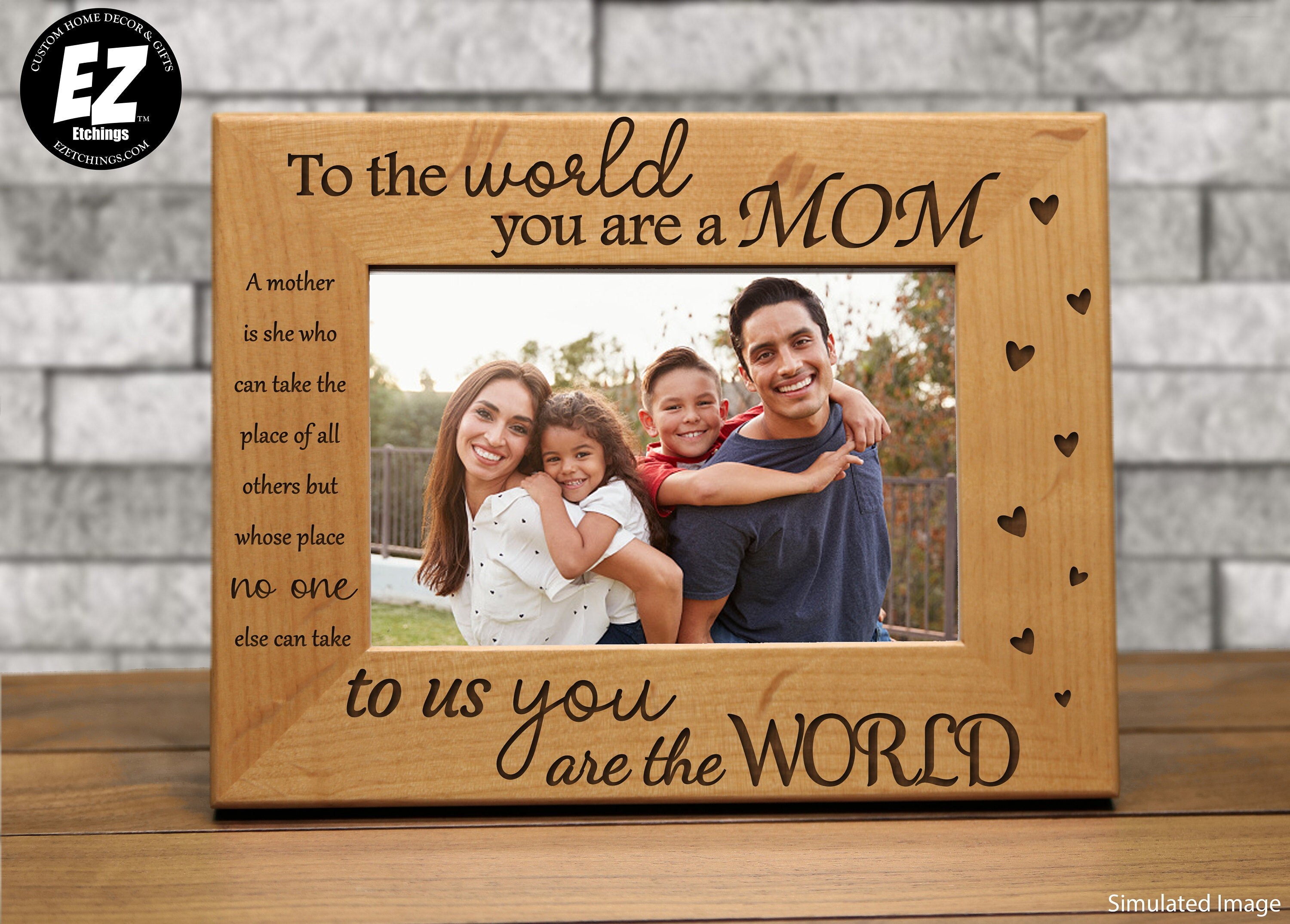 Double Sided Picture Frame Unique Gifts For Mom Mothers - Temu