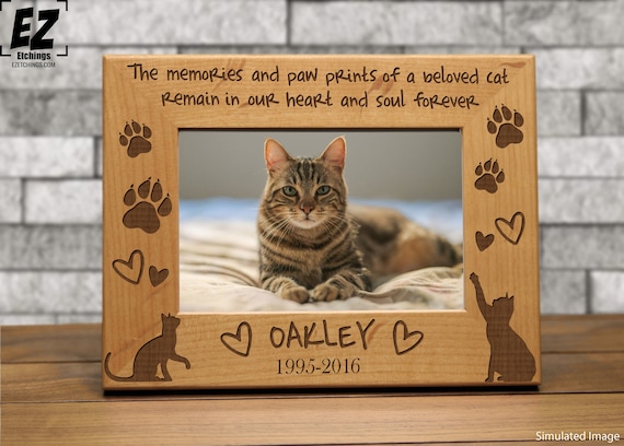Personalized cat memorial gifts cheap