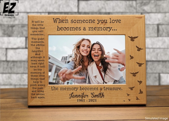 Photo holder clip sign, 4x6” photo frame with quote