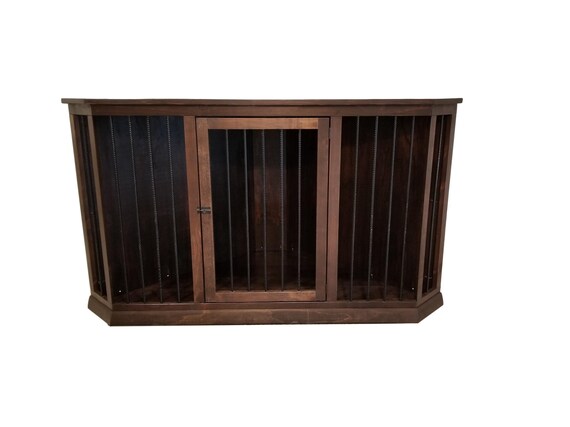 corner dog crate furniture