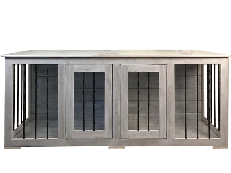 For A Limited Time Custom Built Single Double Dog Crate Etsy