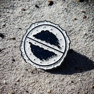 Salt Elemental Enamel Pin // Alchemical Symbol Lapel Pin