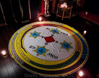 Magickal Circle and Triangle of Solomon Complete Set from the Lesser Key of Solomon: Ars Goetia