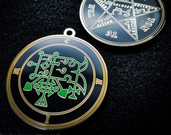 Caim Sigil Medallion: Lesser Key of Solomon, Goetic Seal