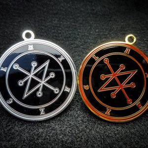 Azazel Sigil Pendant, Satanic Ritual Medallion