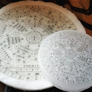 Wax Sigillum Dei Aemeth - Enochian Ceremonial Magick: 9&quot; and 4&quot; sets
