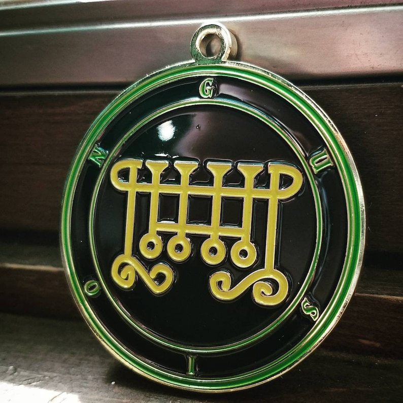 Pendentif Gusion Sigil Collier Ars Goetia Demon Seal Etsy France