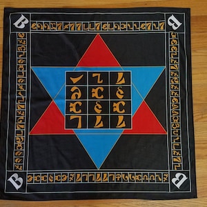 Enochian Holy Table of Practice Altar Cloth