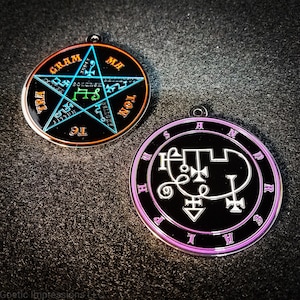 Seal of Andrealphus  // Ars Goetia Sigil // Lesser Key of Solomon Goetic Ritual Medallion for Ceremonial Magick Demon Summoning