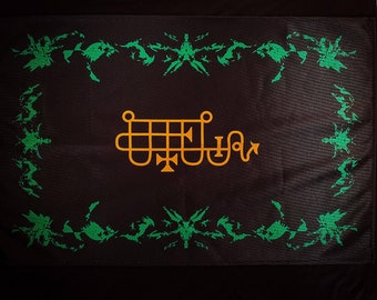 BUNE Altar Cloth // Ars Goetia Sigil Altar cloth Wall Hanging