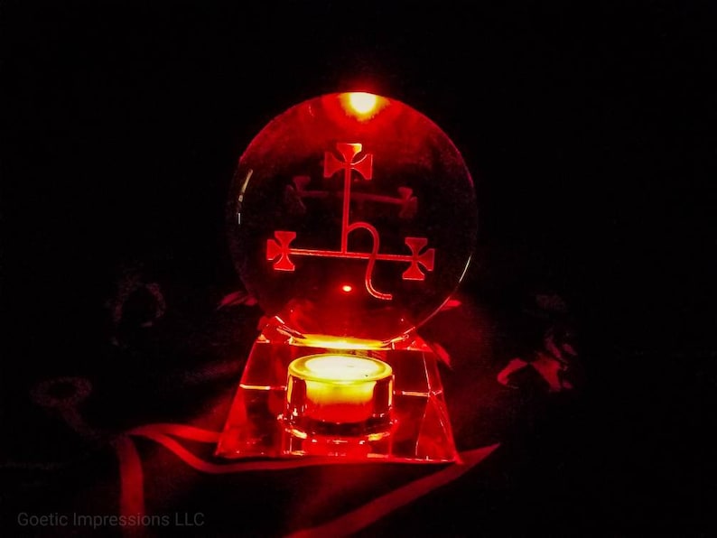 Lilith Crystal Ball with stand image 3