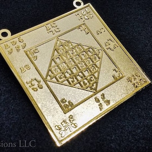 Enochian Lamen for Enochian System based on works of John Dee, Edward Kelley, Aleister Crowley for communicating with Angels