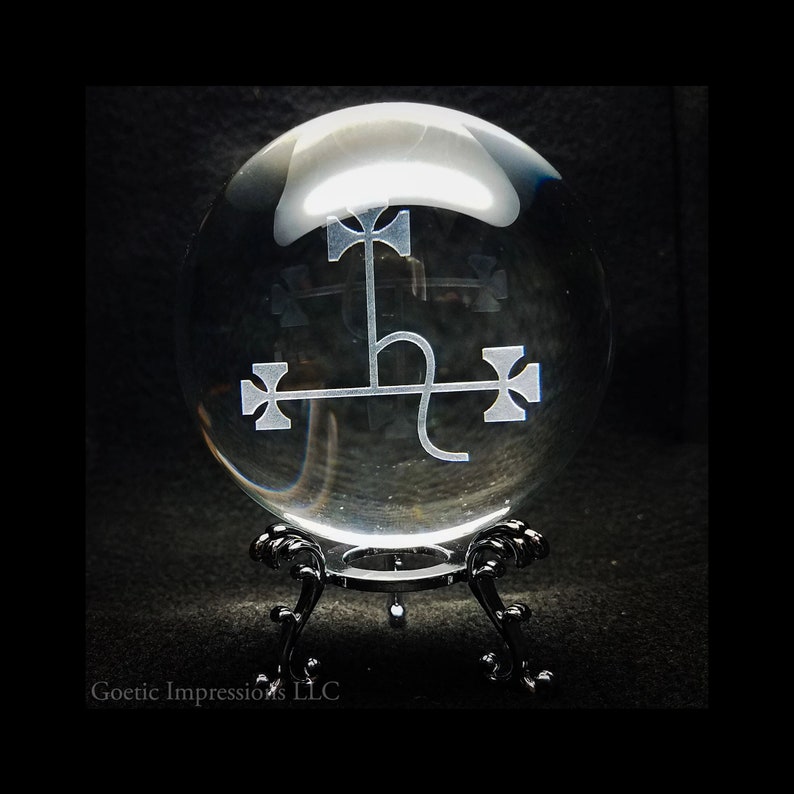 Lilith Crystal Ball with stand image 1