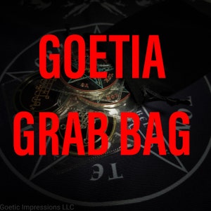 Goetia Grab Bag / Ars Goetia Sigil Medallions Mystery Bag / Lesser Key of Solomon Goetic Demon Seals