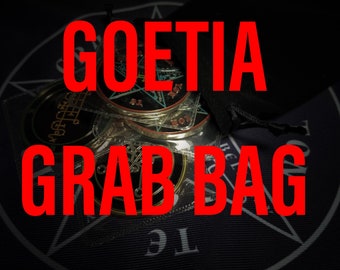 Goetia Grab Bag / Ars Goetia Sigil Medallions Mystery Bag / Lesser Key of Solomon Goetic Demon Seals