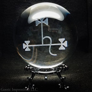Lilith Crystal Ball with stand image 2