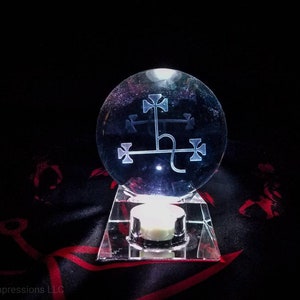 Lilith Crystal Ball with stand image 6